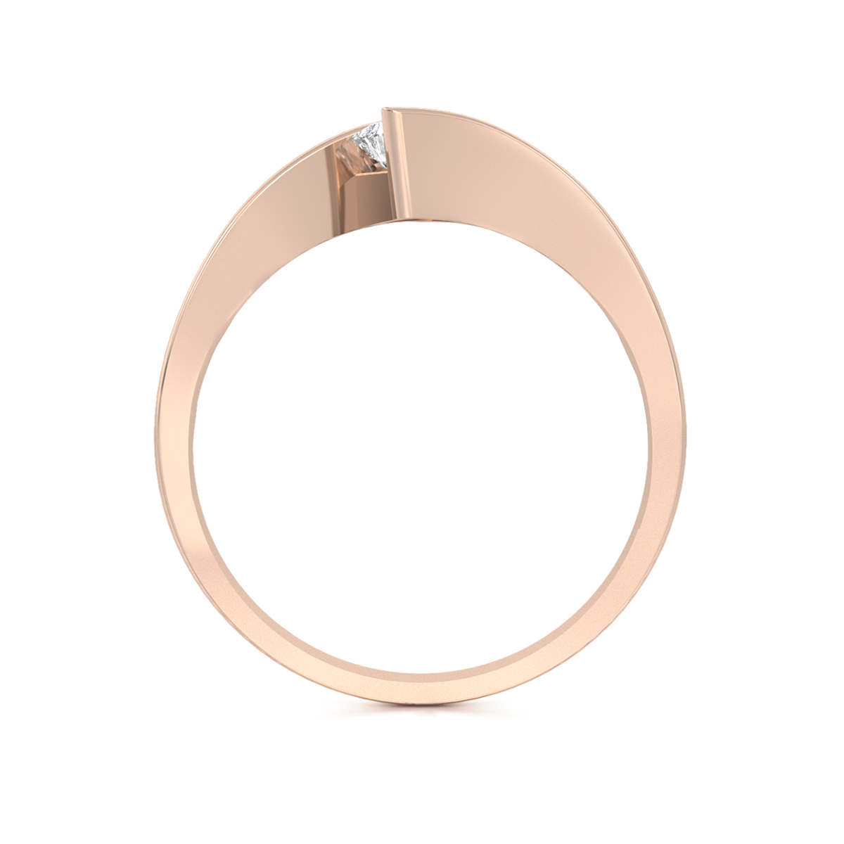 ANILLO DE COMPROMISO 14K ORO ROSA CON PIEDRA ZURI ABBA JOYAS.