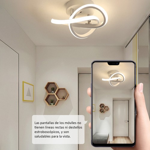Lámpara De Techo Decorativa Moderna Iluminación Tres Tonos.