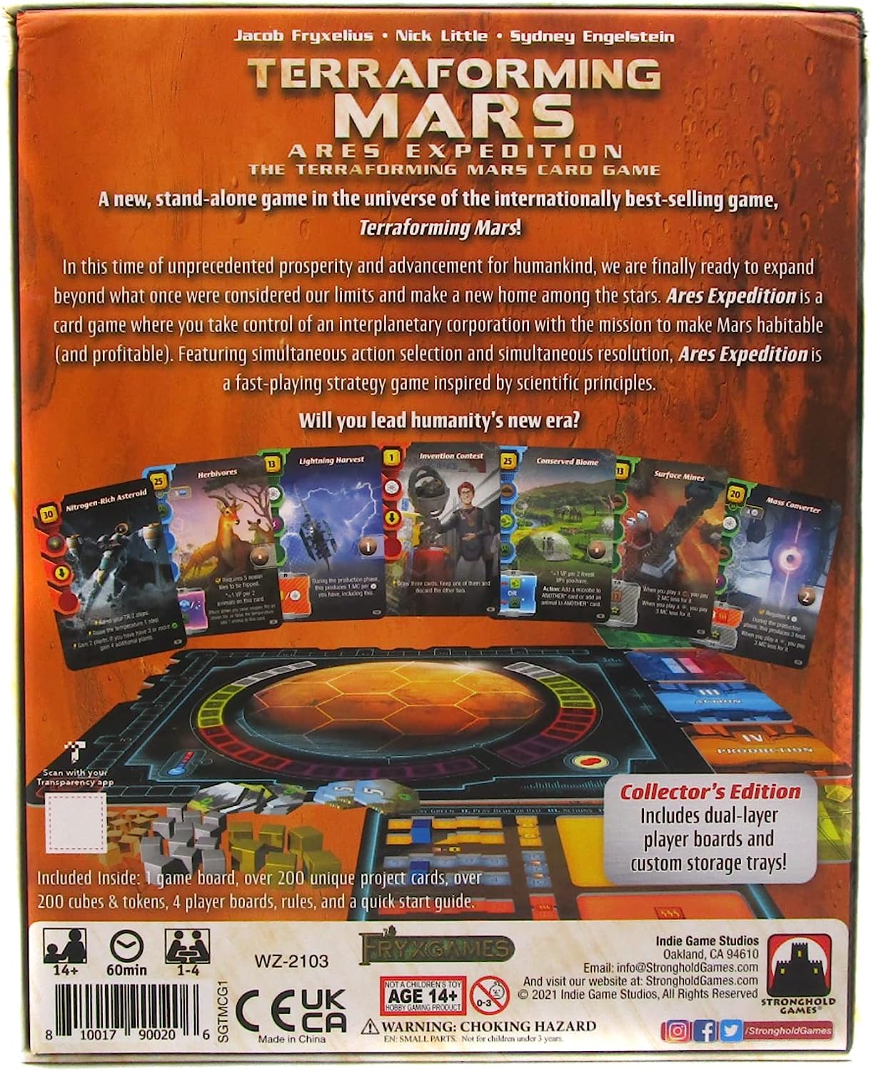 Terraforming Mars Ares Expedition Stronghold Games Juego 1 a 4 Jugadores