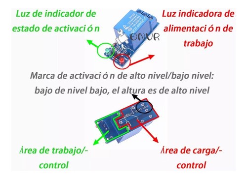 Modulo Relevador Relay 1 Canal 5v Rele Arduino 5 pzs
