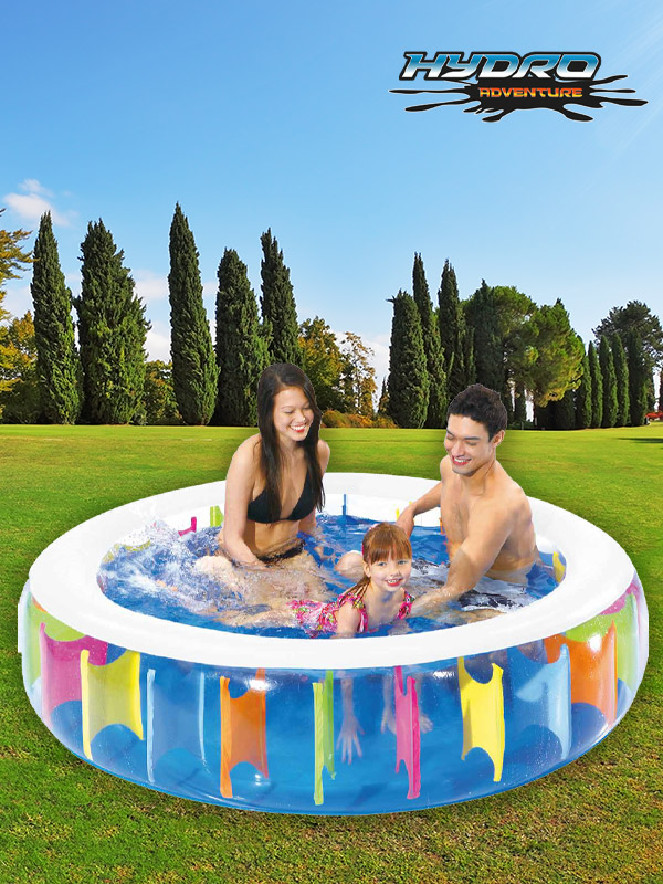 Alberca Inflable Giant Rainbow Pool 190 X 50 Cm 560l.