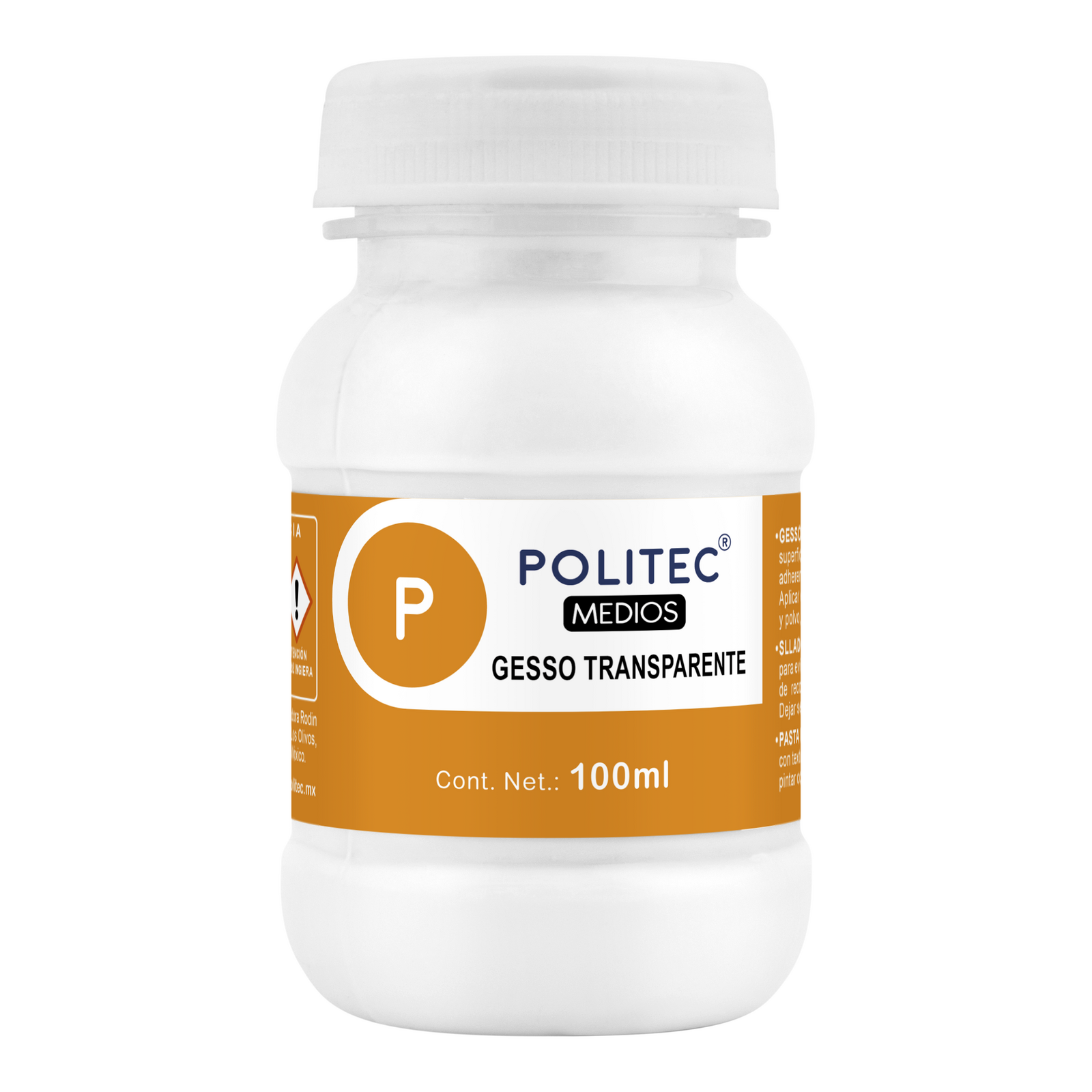 Gesso Transparente 100 Ml Politec