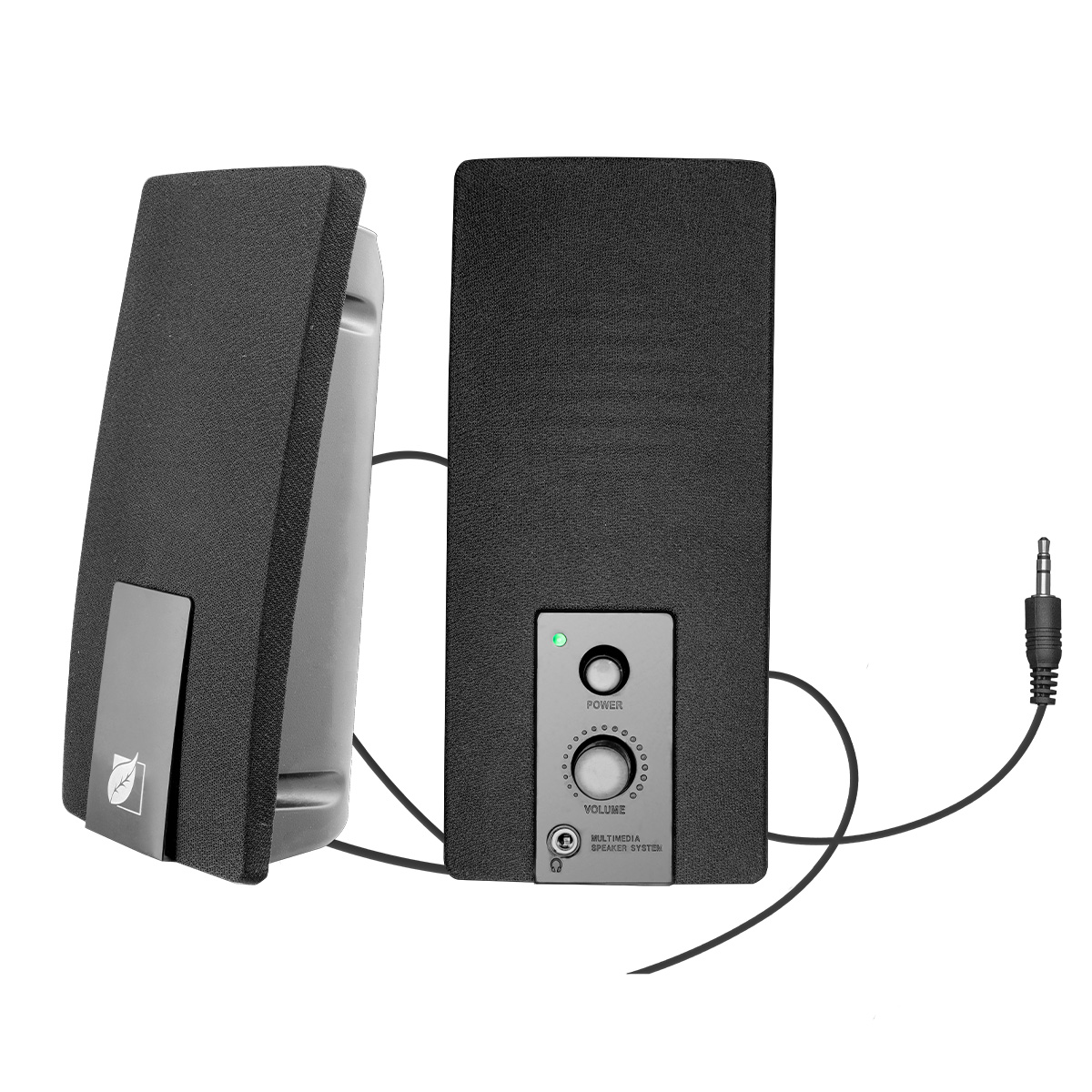 Bocinas Amplificadas Green Leaf Multimedia Usb 3w 18-9205.