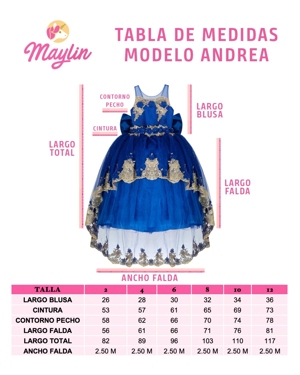 Vestido Elegante Niña Fiesta Boda Cumpleaños Andy