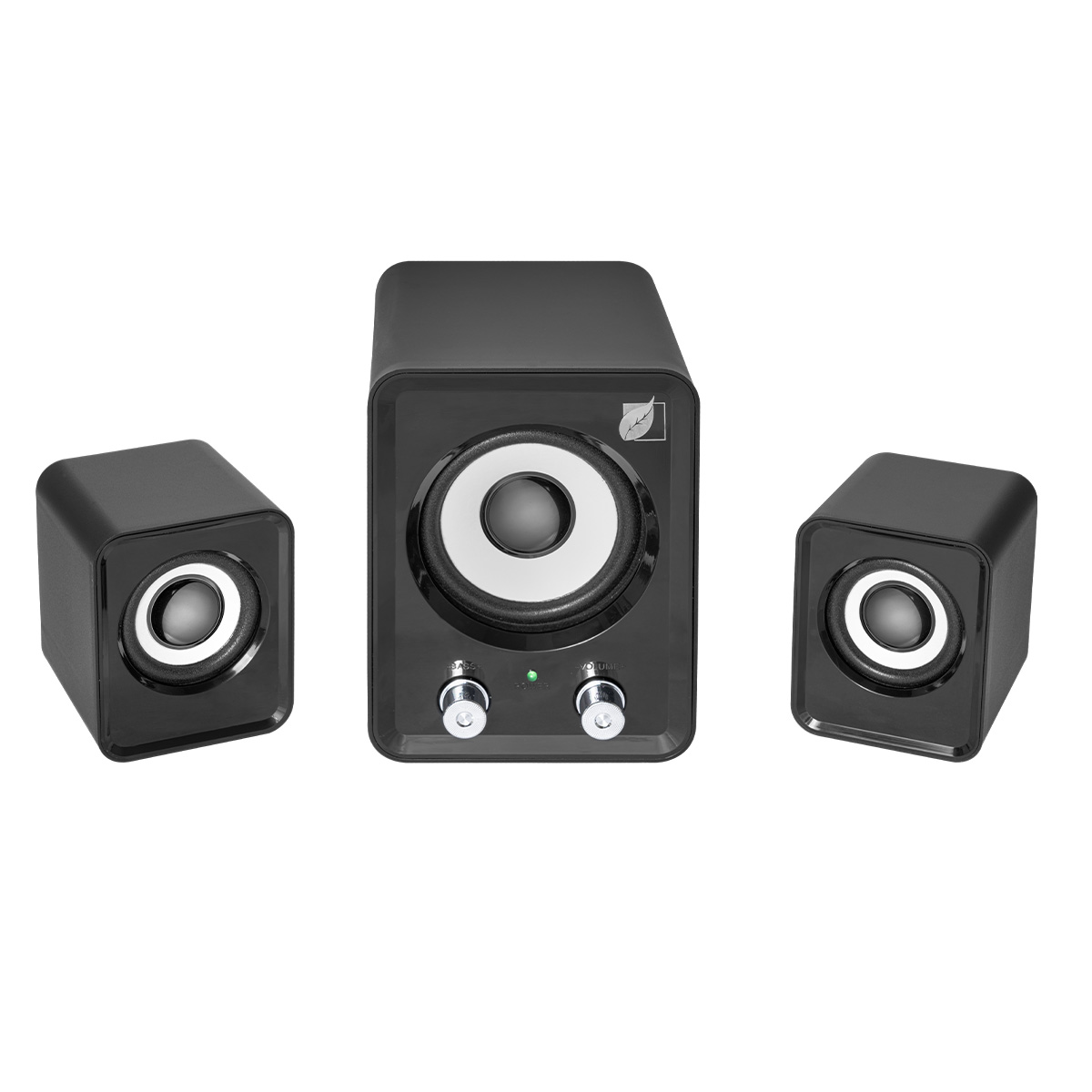 Bocinas Amplificadas Green Leaf Multimedia 18-9322.