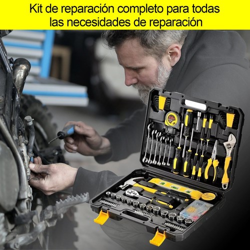 Juego Herramientas Mecánicas, Kit Herramientas Manuales 108p