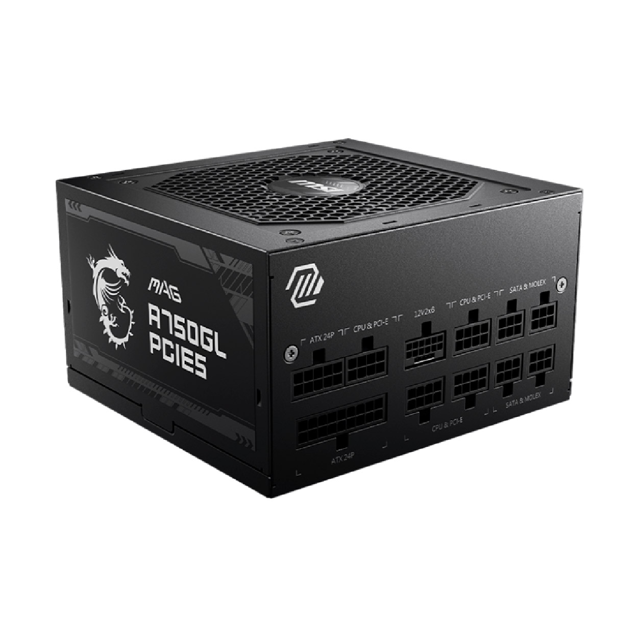 FUENTE DE PODER MSI MAG A750GL PCIE5 750W 80 PLUS GOLD FULL MODULAR
