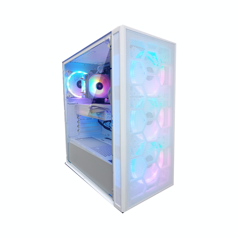Pc Gamer Core I5 Rx 580 8gb 16gb Ram 512 Gb M.2 Blanco .