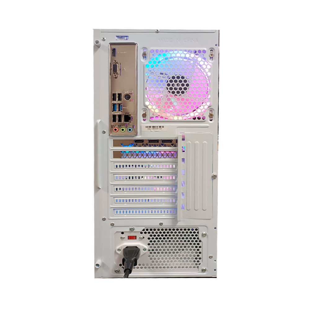 Pc Gamer Core I5 Rx 580 8gb 16gb Ram 512 Gb M.2 Blanco .