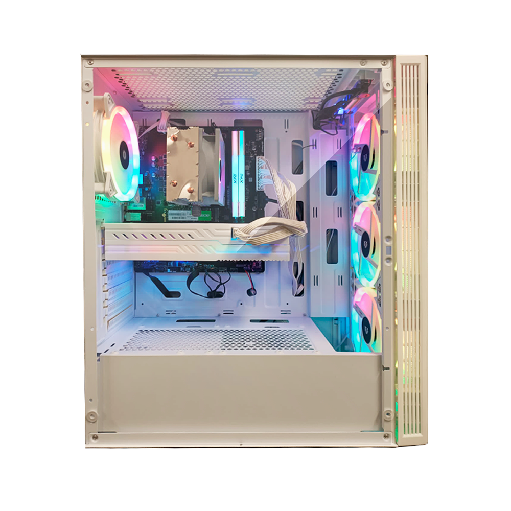 Pc Gamer Core I5 Rx 580 8gb 16gb Ram 512 Gb M.2 Blanco .