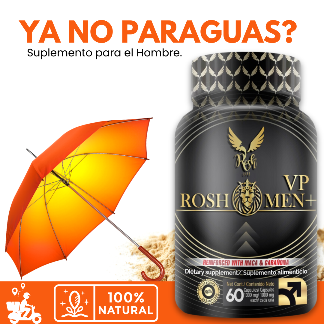 Próstata Sana ROSH MEN VP  maca vigorizante masculino 60 capsulas .
