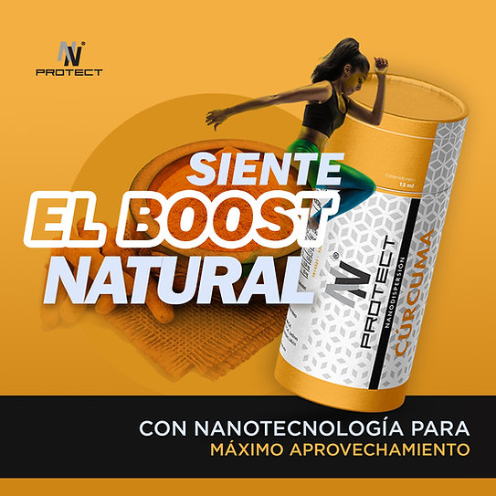 Cúrcuma Extracto con Vitamina D3 de Nanotecnológía 30 Capsulas.