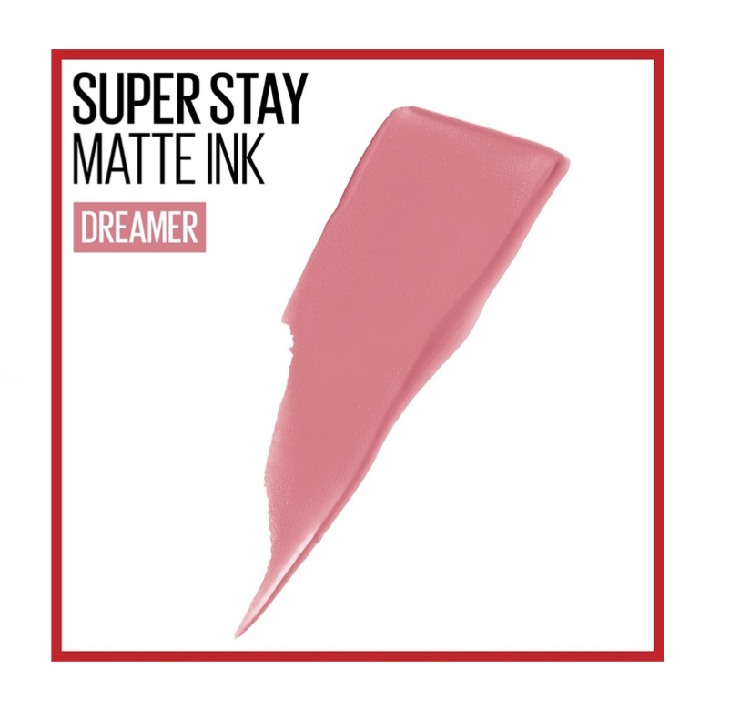 Labial Líquido Maybelline New York Super Stay Matte Ink 5ml Acabado Mate Color Dreamer.