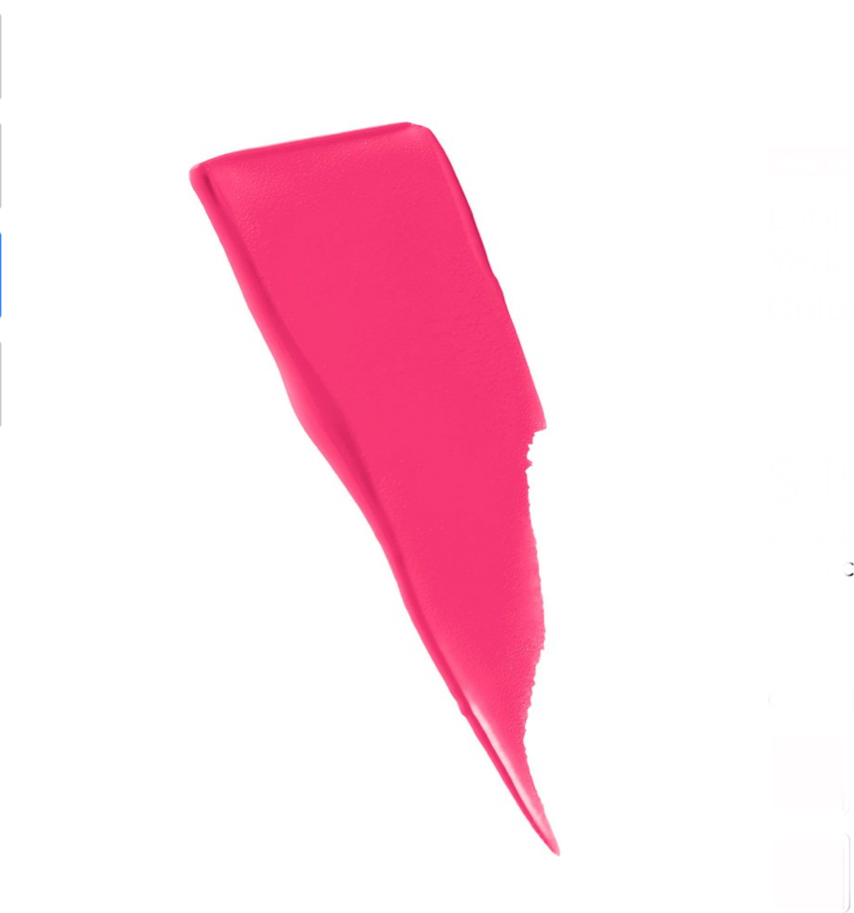 Labial Líquido Maybelline New York Super Stay Matte Ink 5ml Color Romantic.