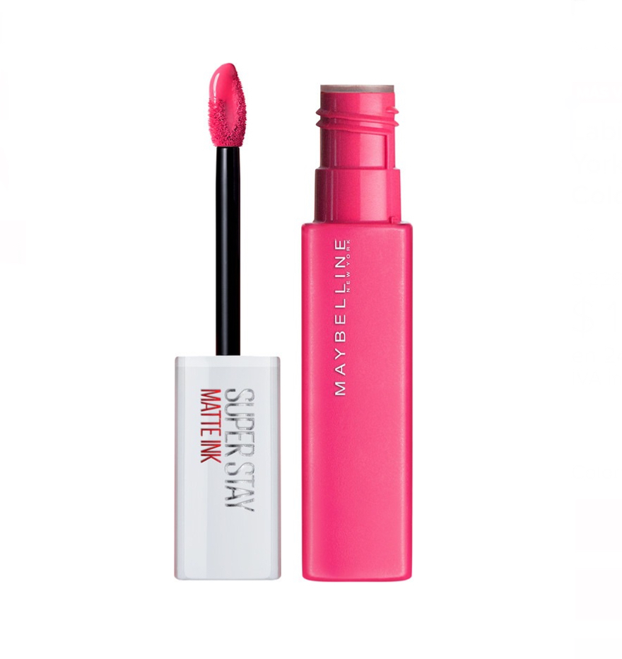 Labial Líquido Maybelline New York Super Stay Matte Ink 5ml Color Romantic.