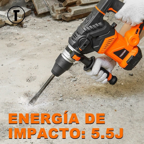Rotomartillo Industrial 32g Teeno Sds Con1500w De Potencia
