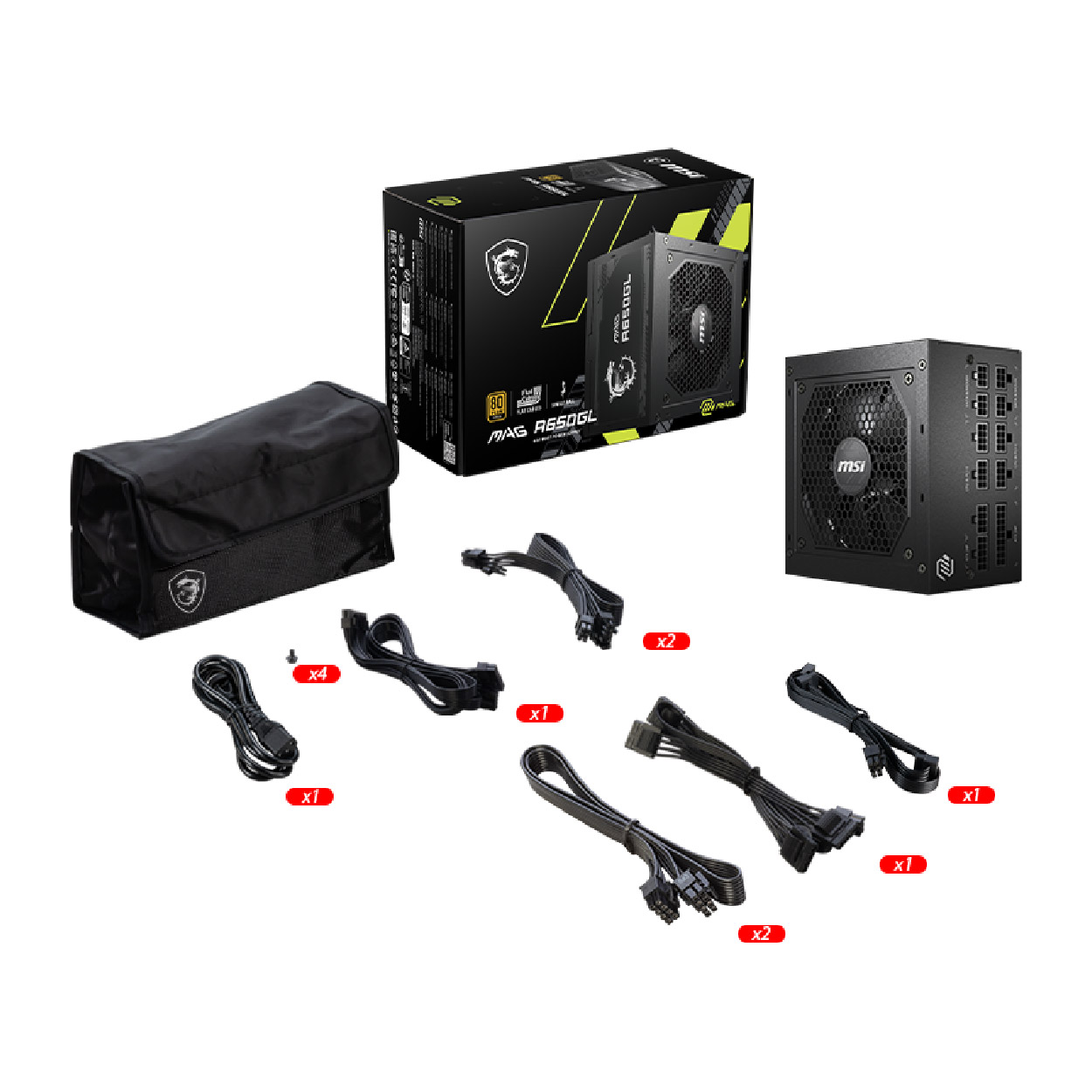 FUENTE DE PODER EVGA 550 N1, 550W.