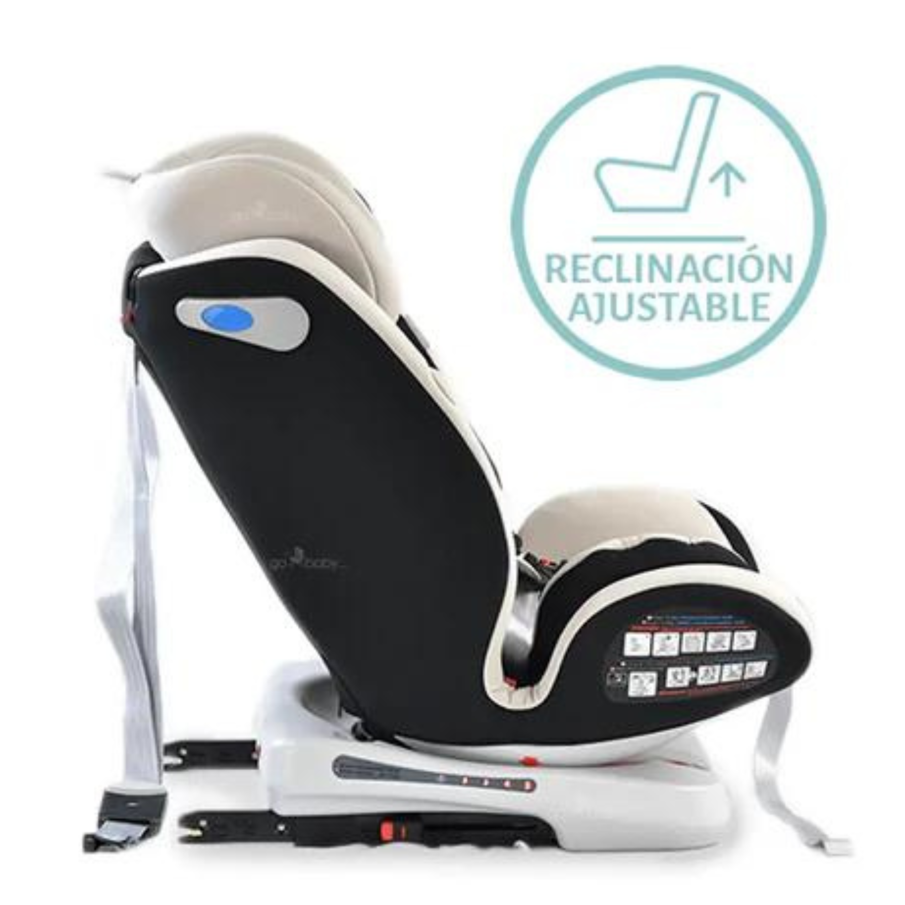 Silla De Auto Para Bebé Starkids Centauro 360° Isofix - Gris