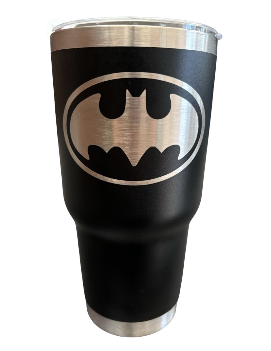 Termo de acero inoxidable Batman color negro 30 Oz.