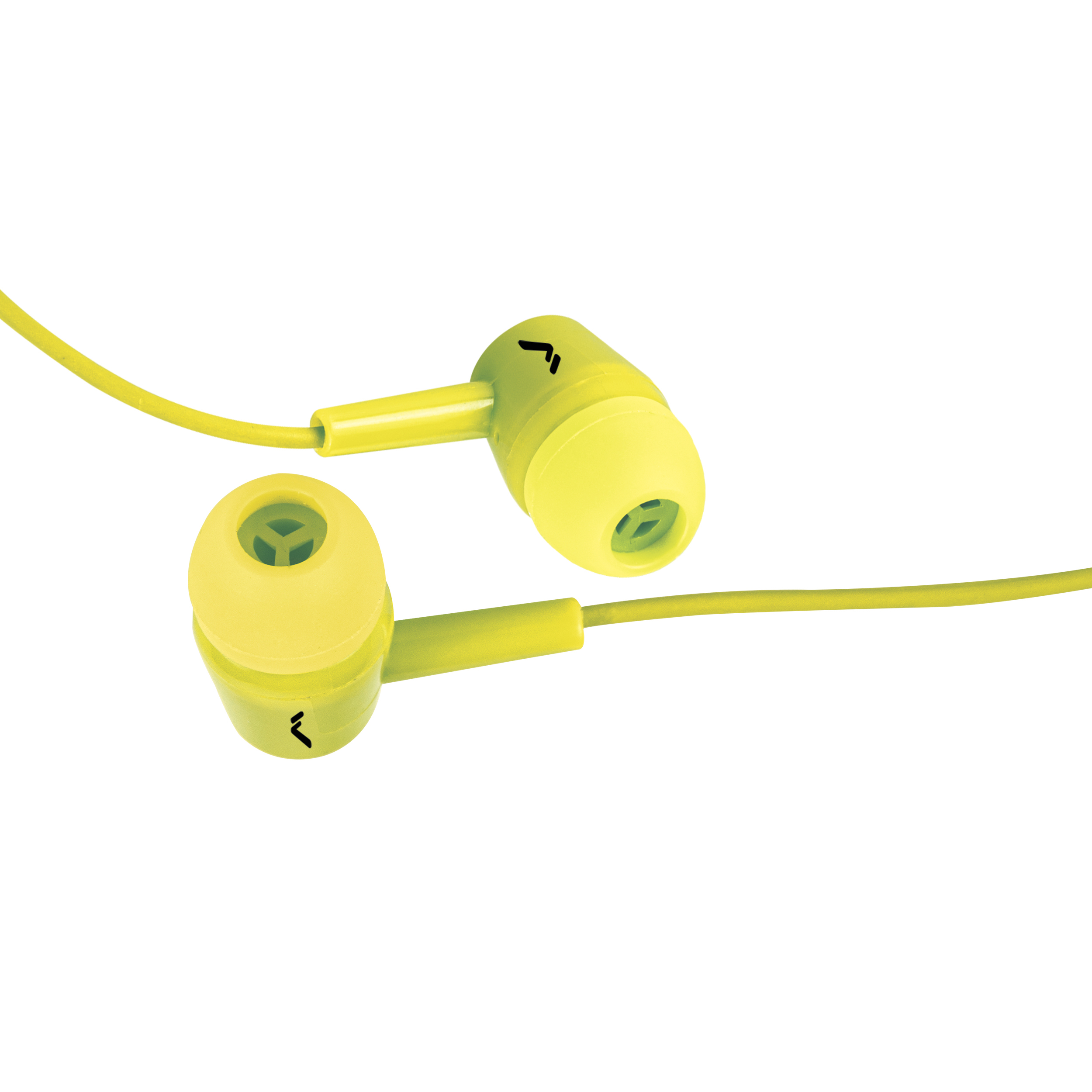 Audífonos alámbricos manos libres, amarillos MH-0035YL.
