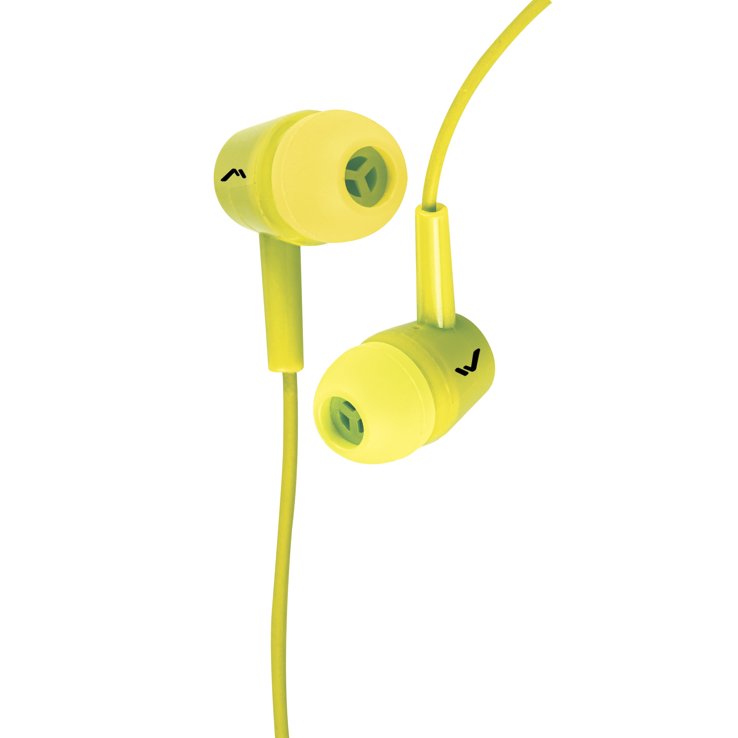 Audífonos alámbricos manos libres, amarillos MH-0035YL.