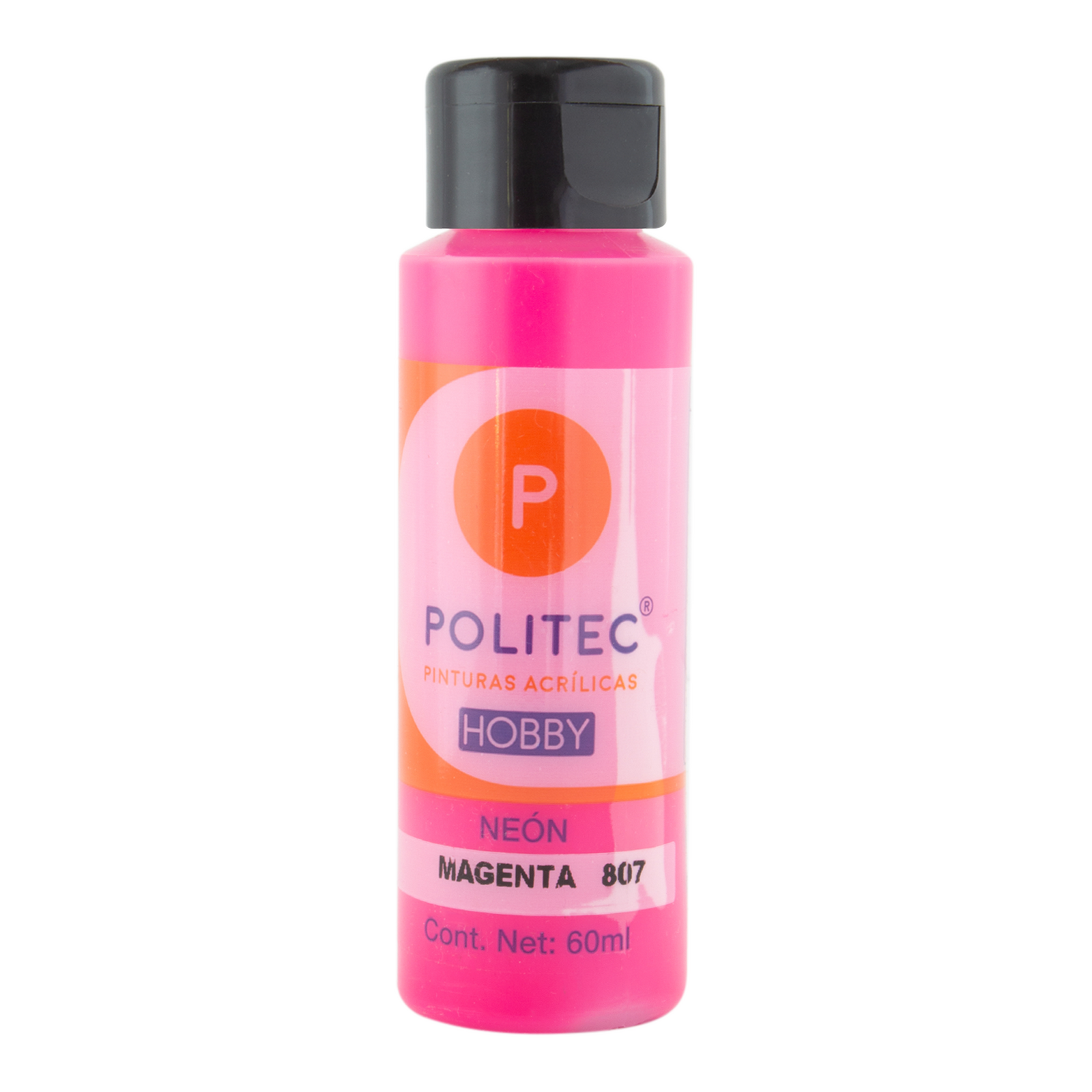 Set De Pintura Acrílica Metalica Linea Hobby 6 Piezas Politec
