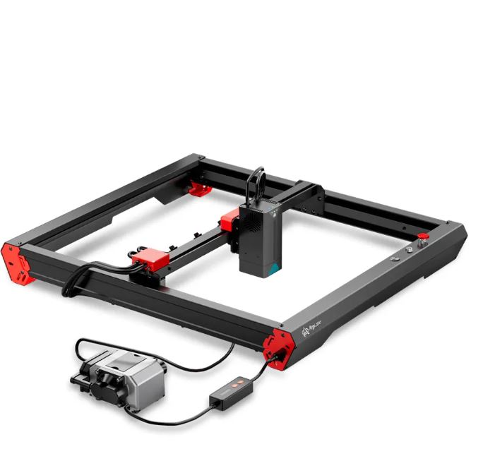 AlgoLaser Delta 22W con Rotativo Mandril + Panel de Abeja