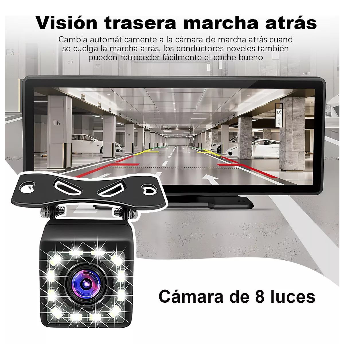Estéreo Inalámbrico Para Coche 10 Para Apple Carplay +cámara.