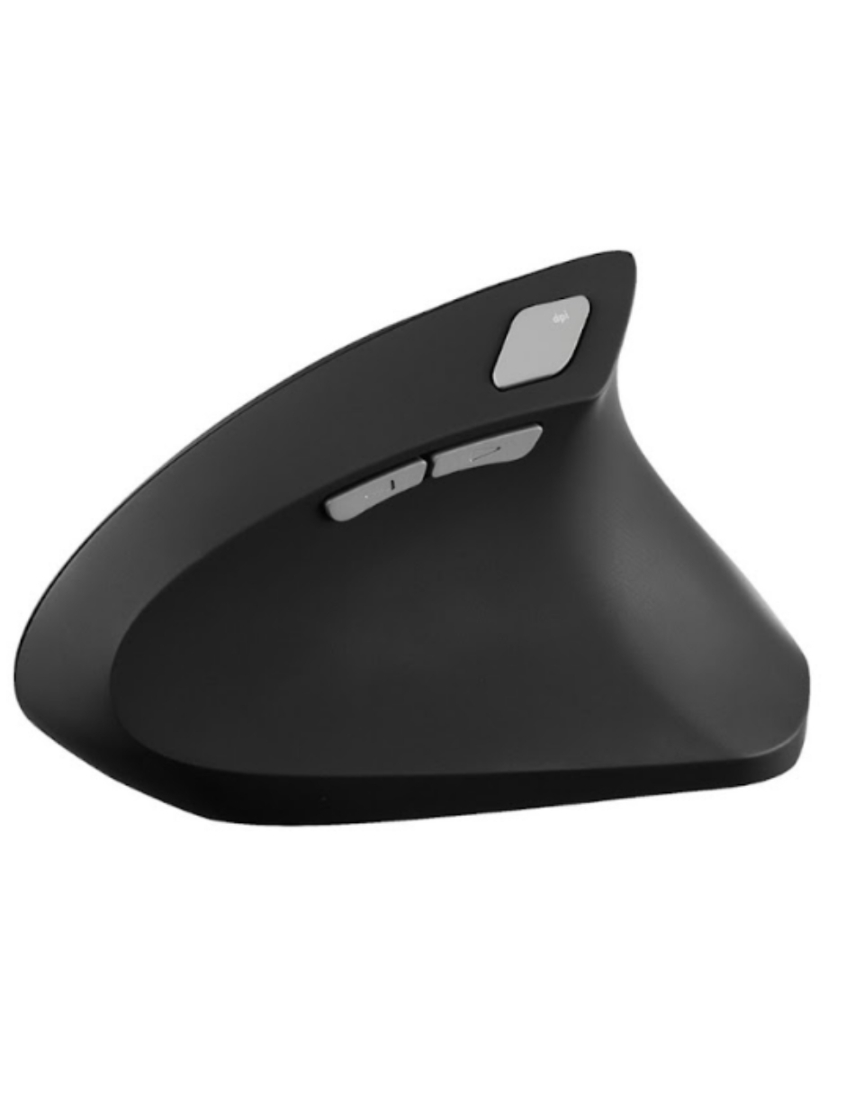 Mouse vertical inalámbrico ergonomico.