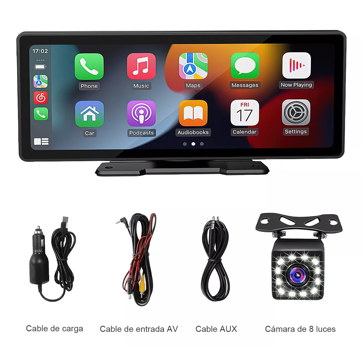 Estéreo Inalámbrico Para Coche 10 Para Apple Carplay +cámara.