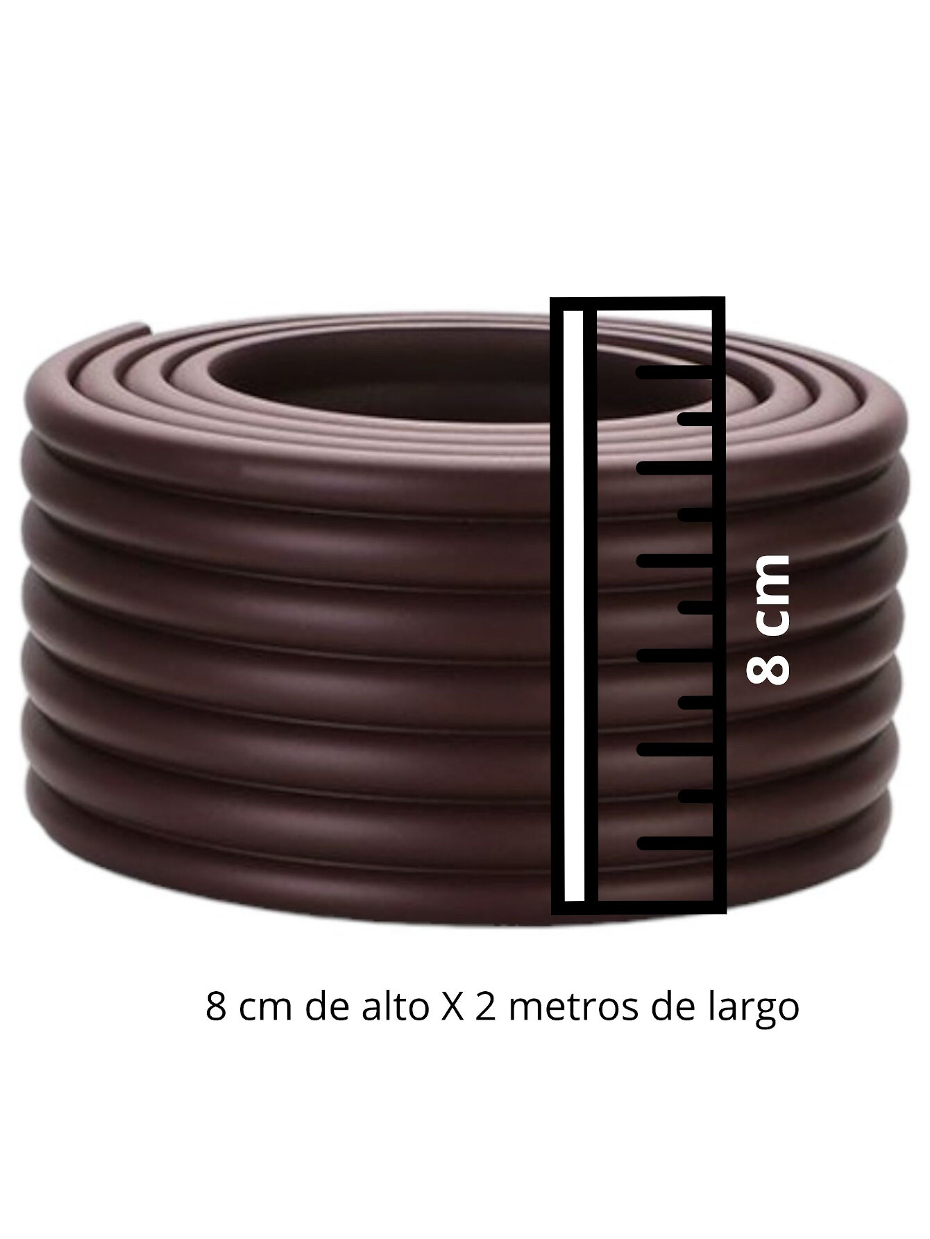Rollo Cinta Protector de foamy para esquinas muebles Bordes 2mts largo