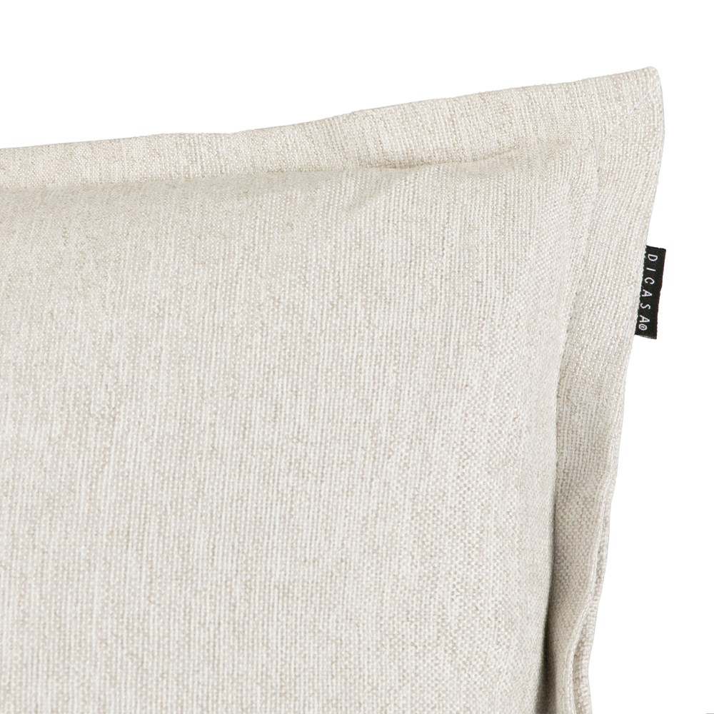 Set de 4 Cojines Decorativos Dicasa Dolum Kappa y Zita Columbia Beige.