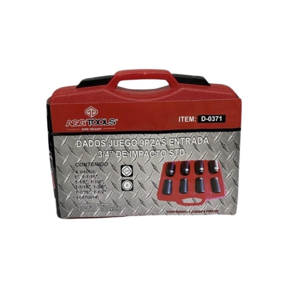 Dados de impacto industriales 3/4 Ate 8 pz standard