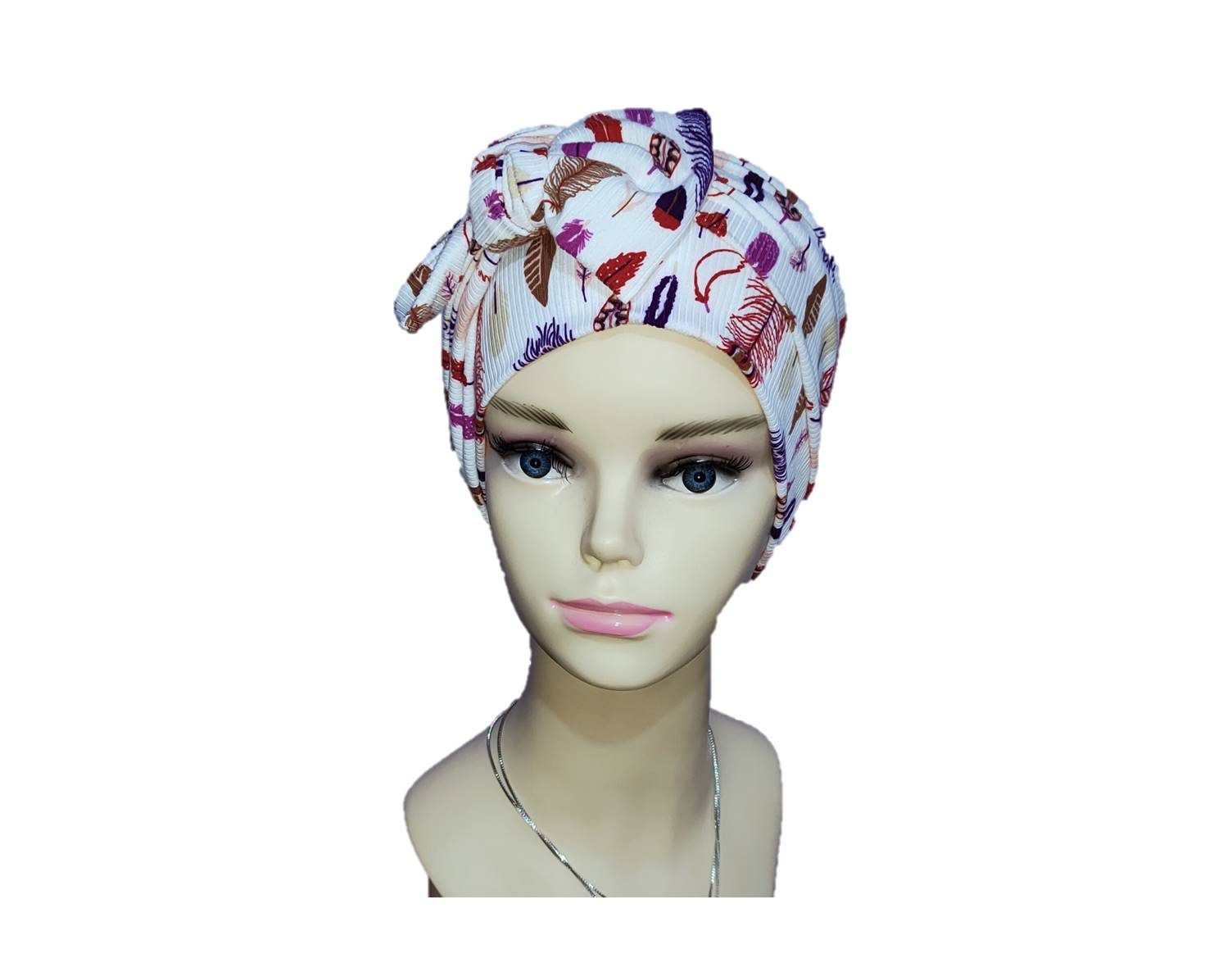 Gorro para Mujer tipo turbante con banda ajustable (1 pieza). Oncológicos, alopecia, Moda, Elegante.