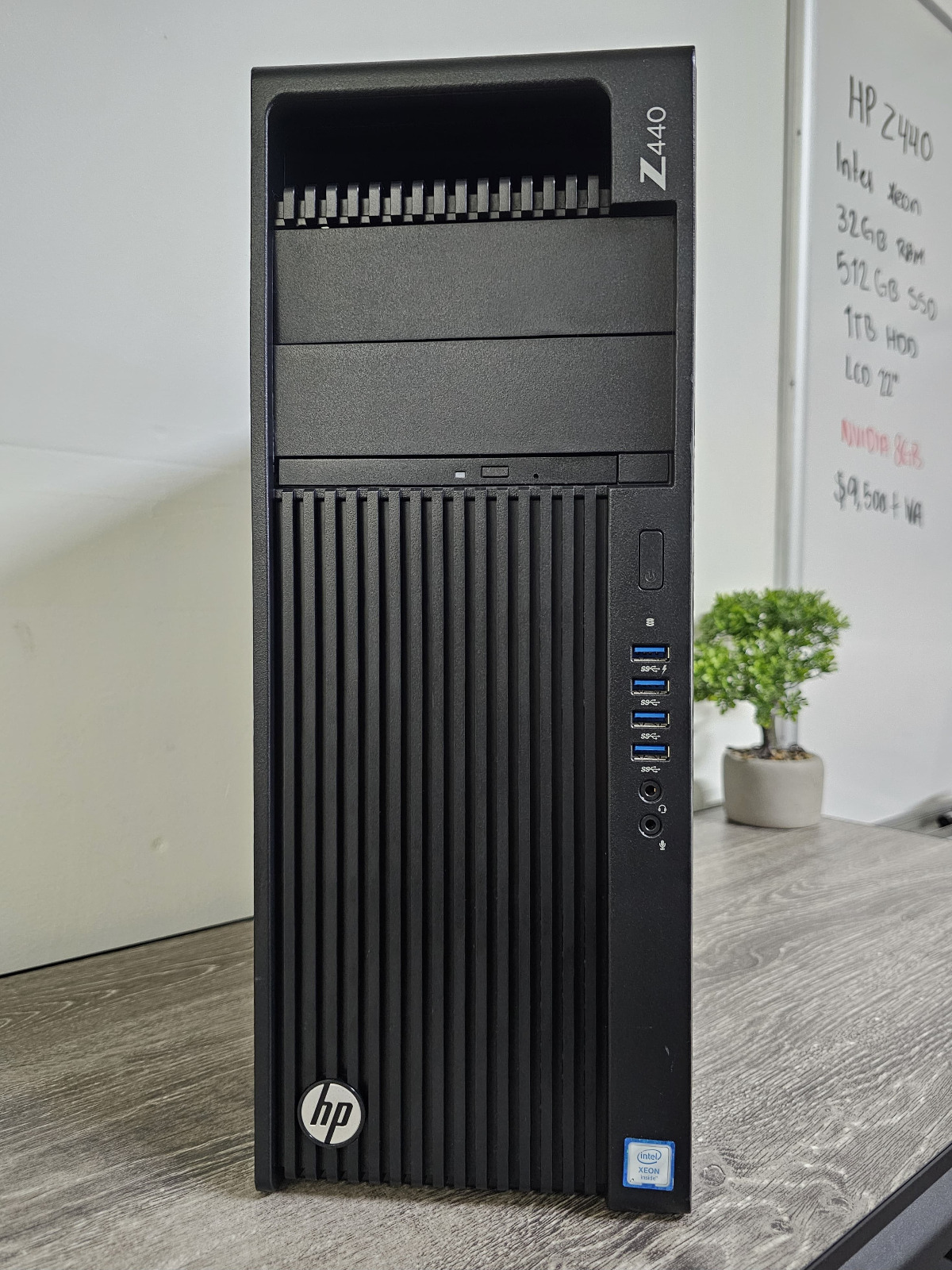 Cpu Hp Z440 Xeon 6ta Gen 32 Ram 120ssd 1tb Hdd 4gb Video