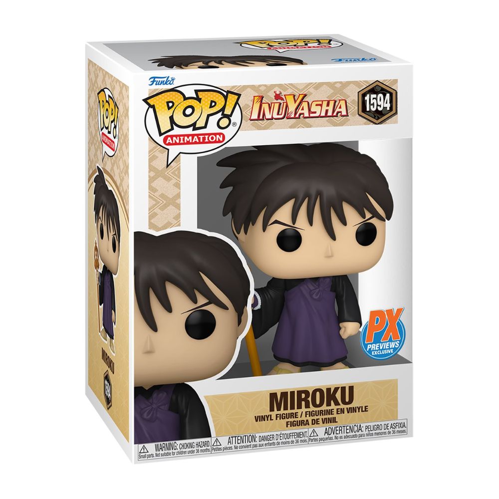 Miroku 1594 Exclusivo PX Funko Pop InuYasha.