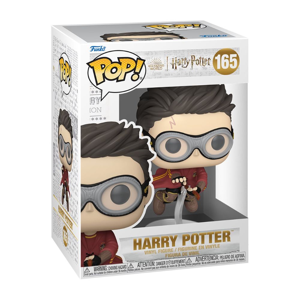 Harry Potter con escoba Quidditch 165 Funko Pop Harry Potter y el prisionero de Azkaban