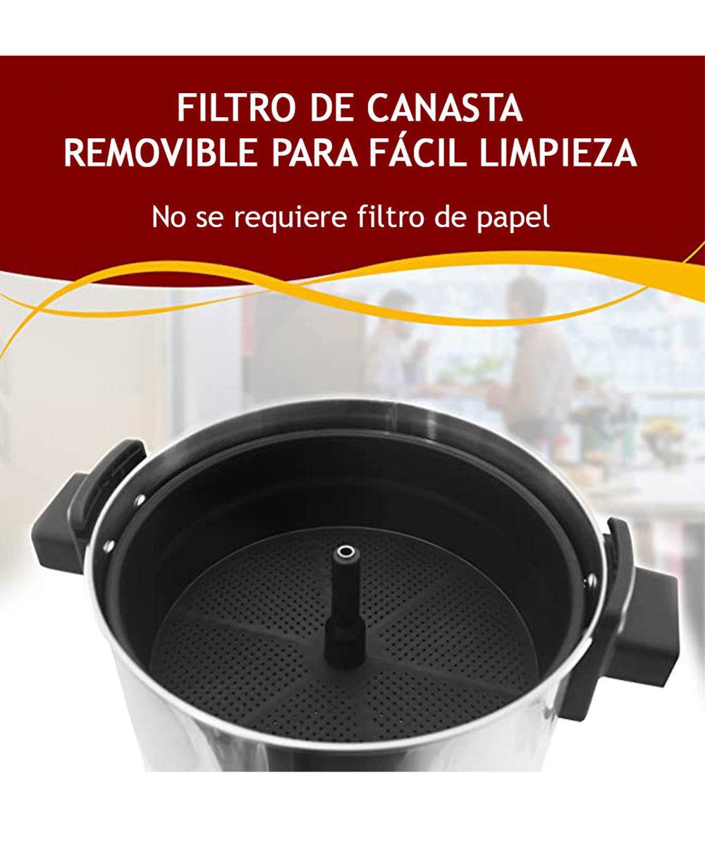 Cafetera Elite Electrica Para 30 Tazas Cafe Oficina Y Hogar.