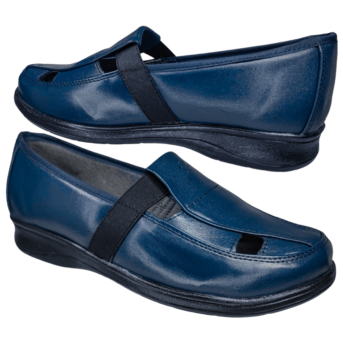 Zapatos Casuales Mujer Piel Borrego para Diabético Confort Resorte.