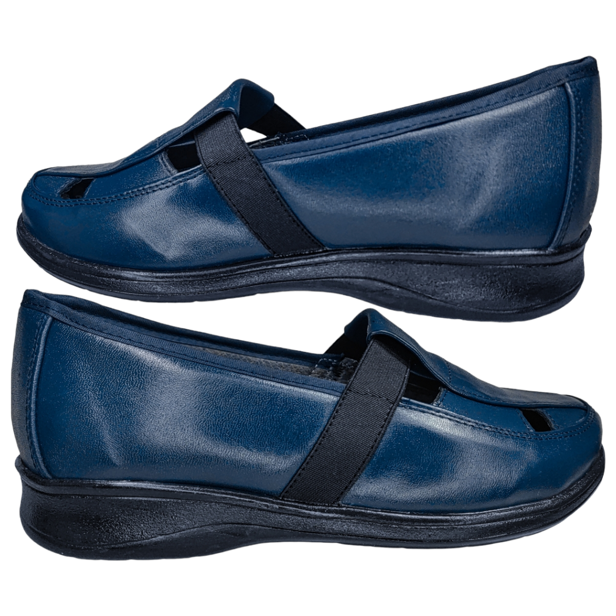 Zapatos Casuales Mujer Piel Borrego para Diabético Confort Resorte.