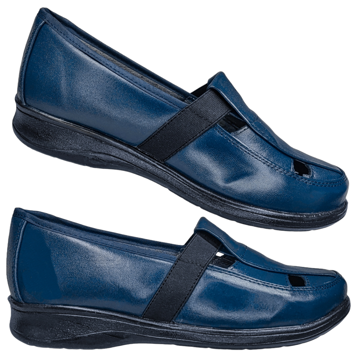 Zapatos Casuales Mujer Piel Borrego para Diabético Confort Resorte.