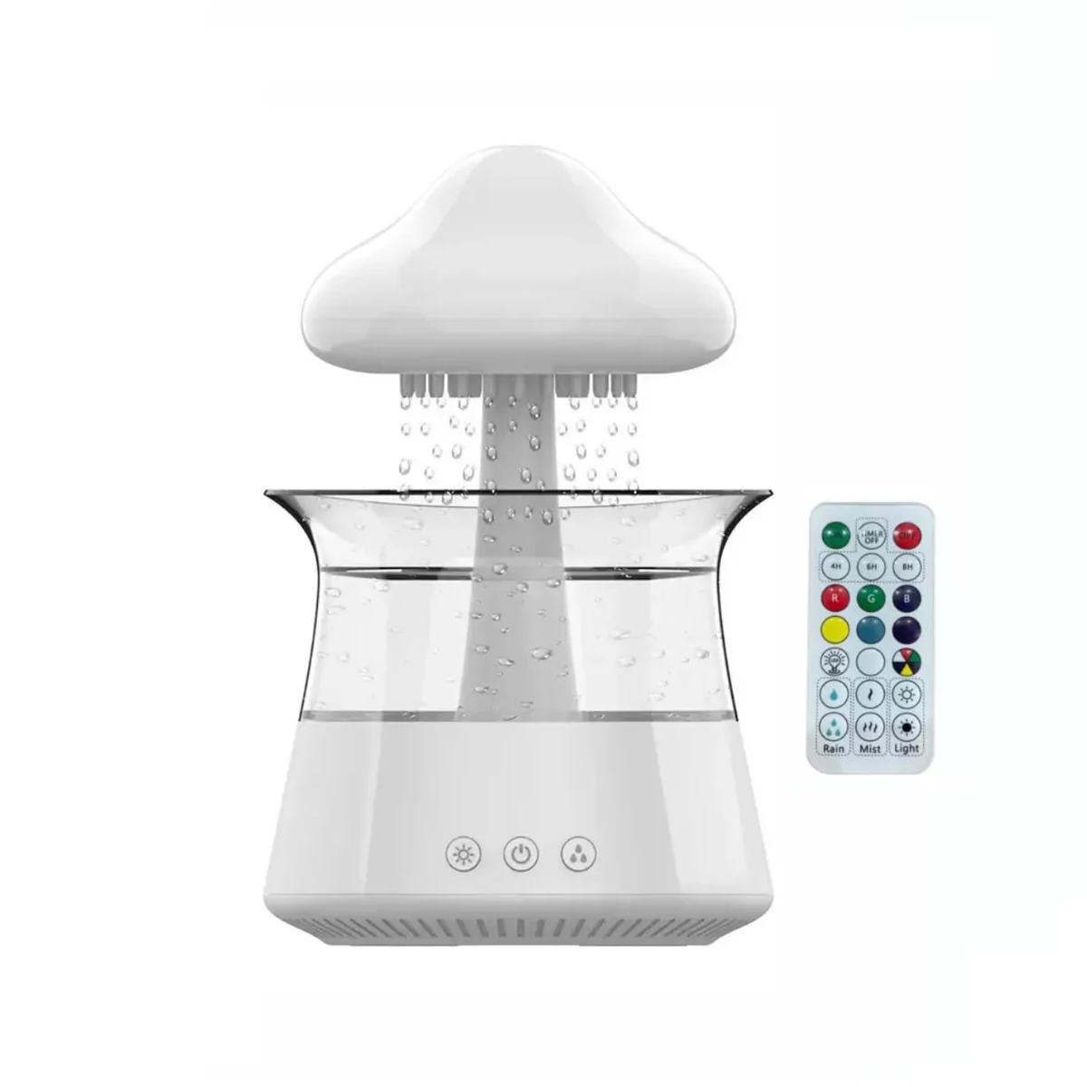 Difusores De Aromas Humidificador De Nube De Lluvia 7 Colores.