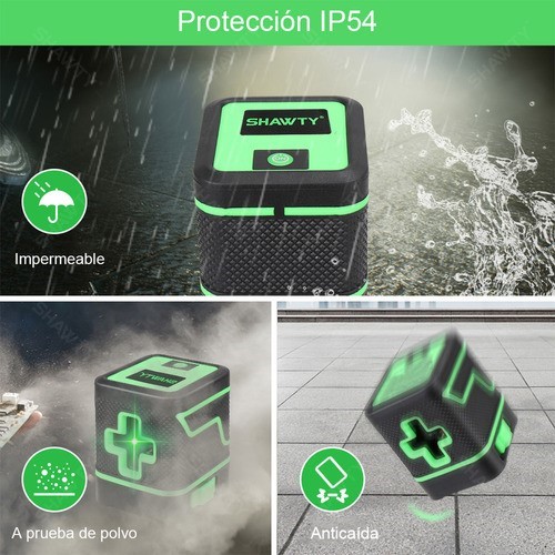 Multifuncional Nivel Láser 2 Líneas Shawty 3°autonivelante