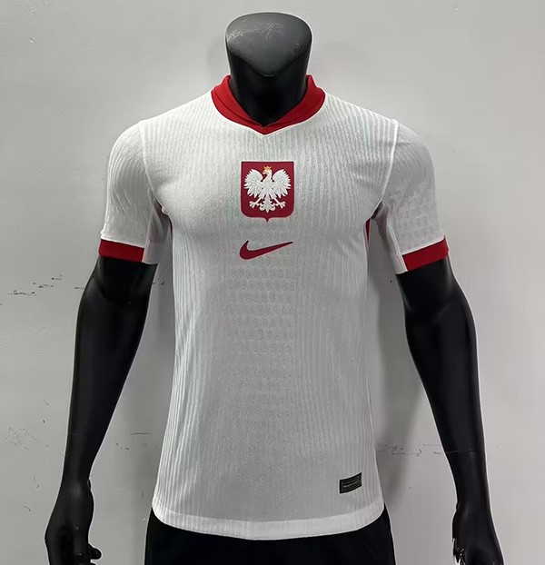 Nuevo! Jersey Polonia Eurocopa 2024/2025 Titular Blanca Local Talla M.