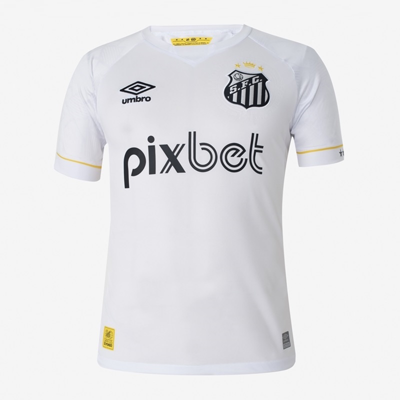 Nuevo! Jersey Santos de Brasil 2024/2025 Titular Local Blanco Talla XL.