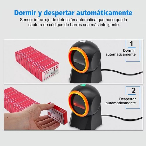 Lector Código Barras Omnidireccional 1d/2d/qr Usb Scanner