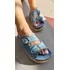 Alpargatas Yute Hebillas Sandalias Premium Berry 7354.
