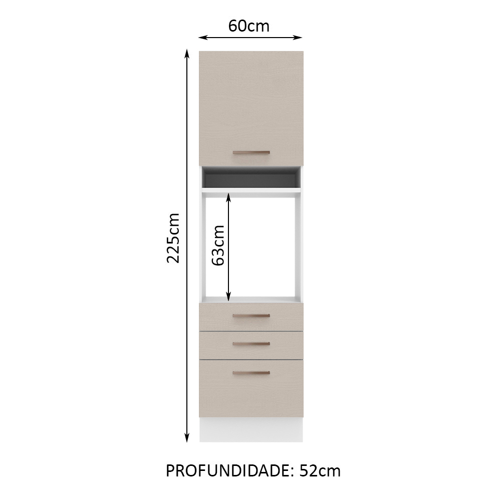 Despensero Alacena Multiuso Organizador Madesa 1 Puerta BC.