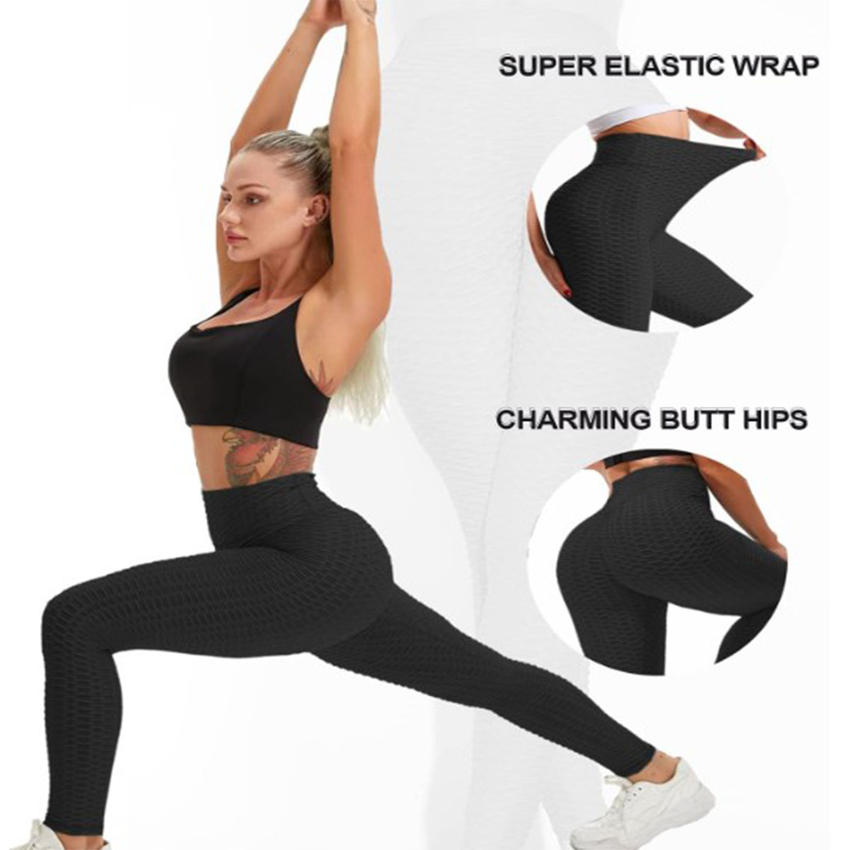 Leggins Deportivo Levanta Pompas Negro.