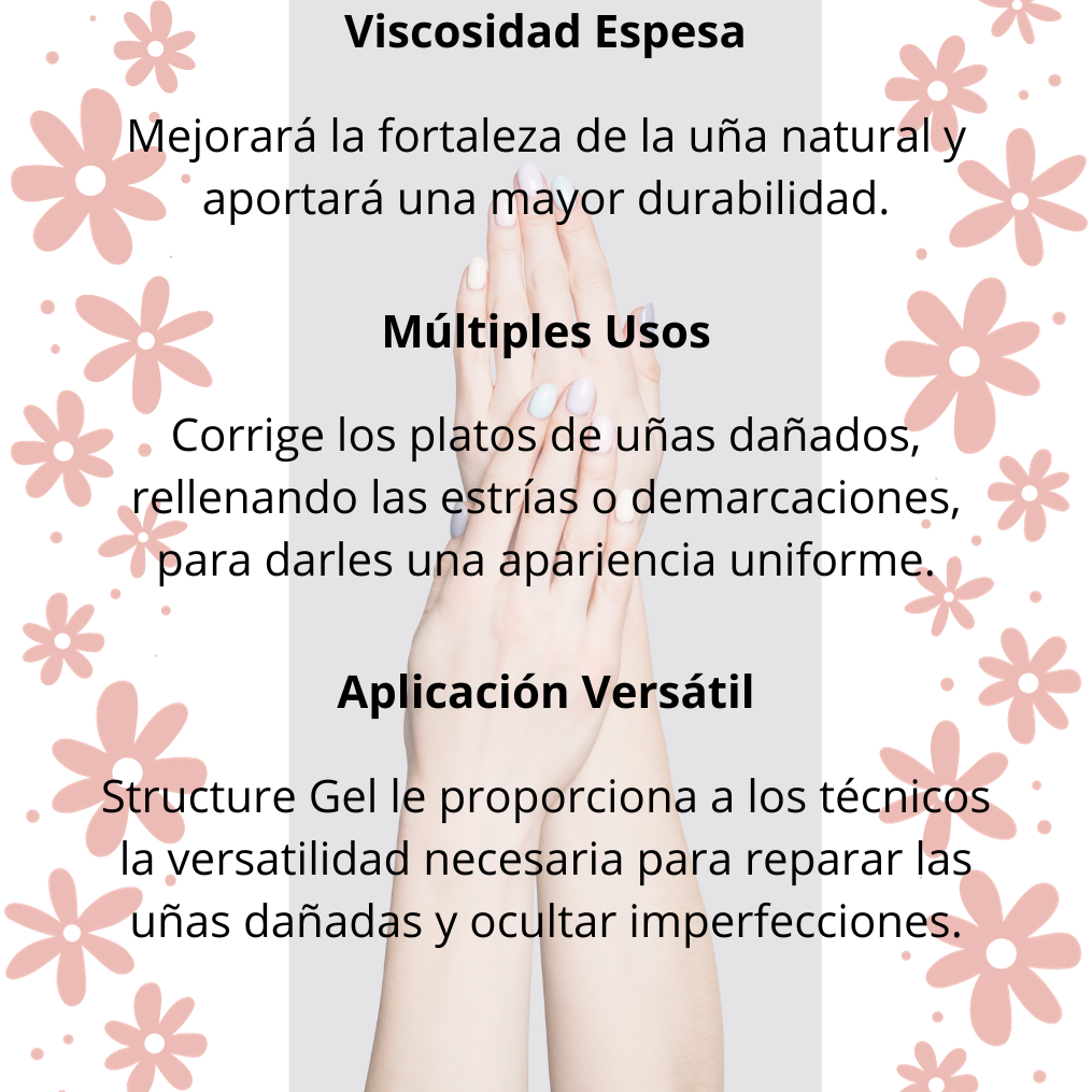 Gel De Estructura Cover Pink Aplicador Brocha By Gelish.